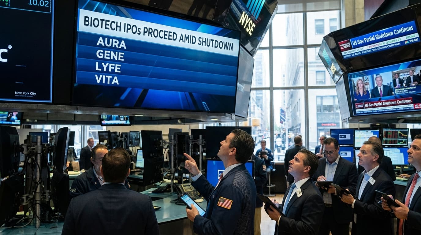 Biotech Resilience: Four Companies Advancing to IPO Amid Government Shutdown