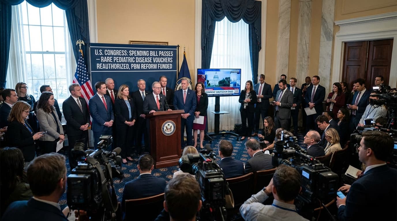 Rare Pediatric Disease Vouchers Reauthorized Alongside PBM Reform in Narrowly Passed U.S. Spending Bill