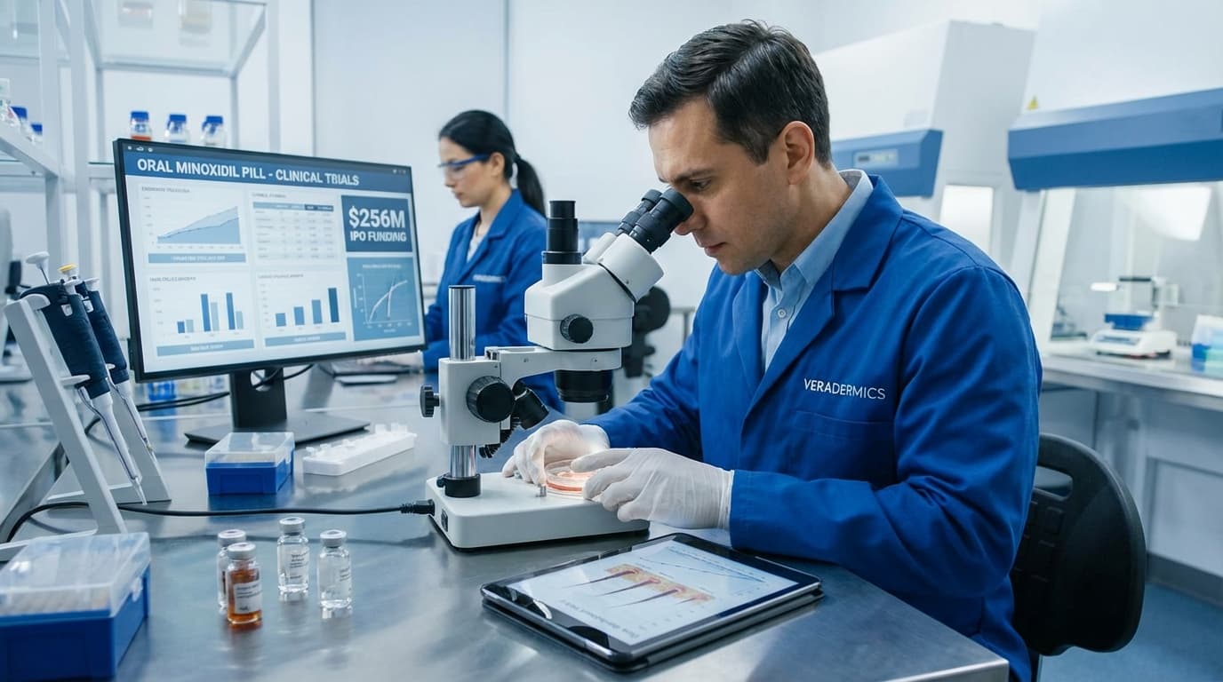 Veradermics IPO Raises $256M to Advance Oral Minoxidil Pill for Pattern Hair Loss