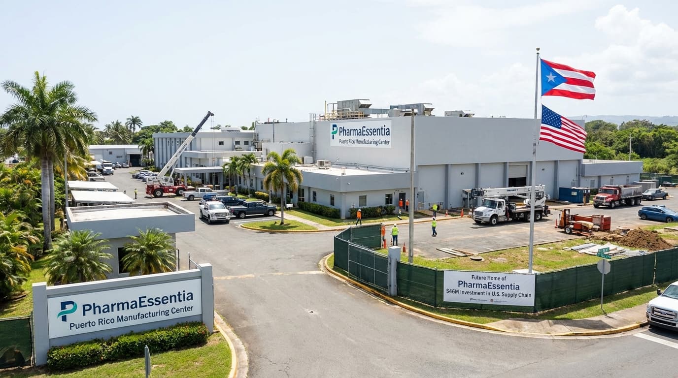PharmaEssentia Bolsters U.S. Supply Chain with $46M Investment in Puerto Rico Facility