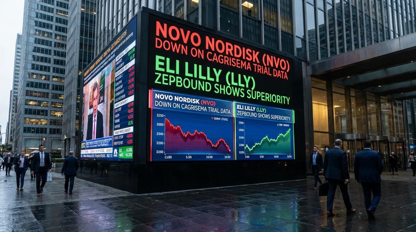 Novo Nordisk’s CagriSema Falls Short Against Lilly’s Zepbound in Obesity Drug Trial