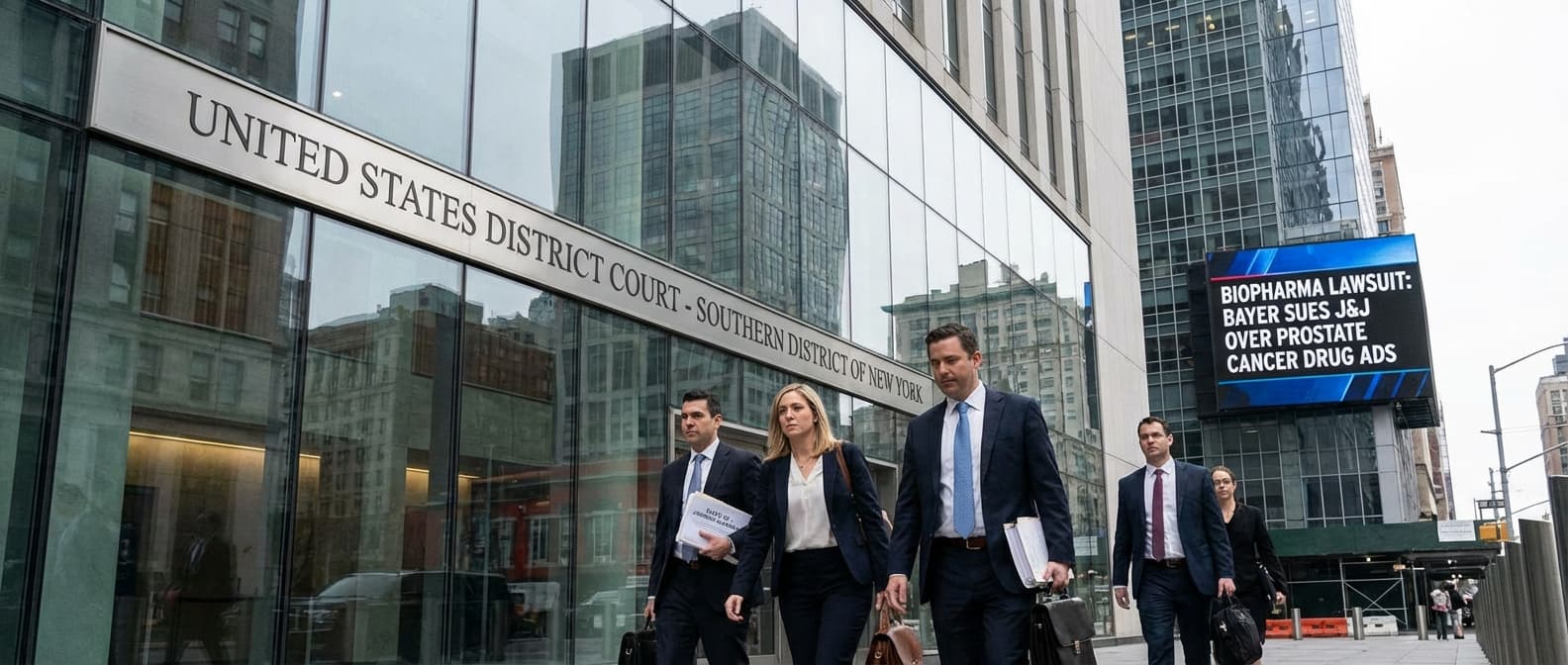 Bayer Files Lawsuit Against Johnson & Johnson Over Prostate Cancer Treatment Advertising Claims