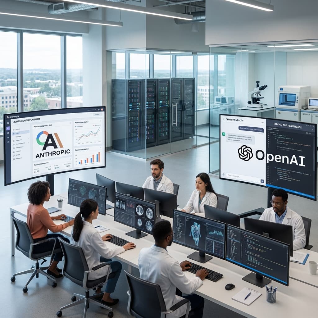 Anthropic and OpenAI in Healthcare: A Comparative Analysis of Their AI Platforms