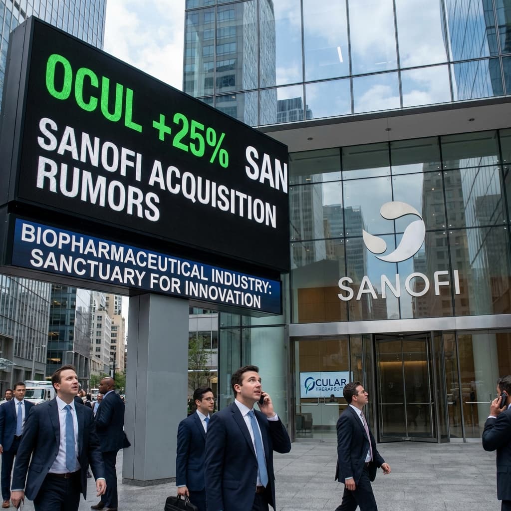 Speculation of Sanofi Takeover Sends Ocular Therapeutix’s Stock Soaring