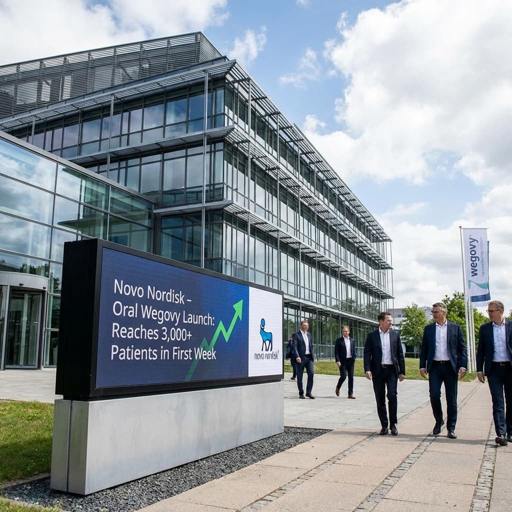 Novo Rises as Oral Wegovy Reaches Over 3,000 Patients in First Week of Launch